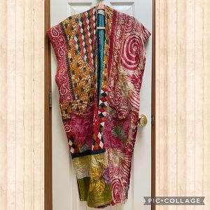 Kantha Bae Ruana - boho NWOT